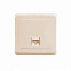 SE Этюд Крем Розетка компьютерная 1-ая кат.5е (RJ45) арт. KOMC-001K