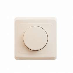 SE Этюд Крем Светорегулятор (диммер) поворотный 60-300W 230В 50Гц арт. DC-001K