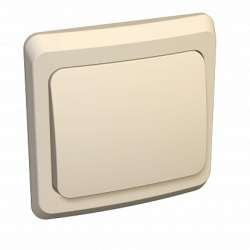 SE Этюд Крем Выключатель кнопочный 1-клавишный арт. KC10-001K