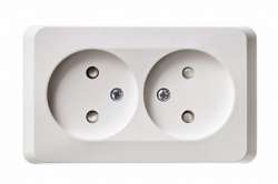 SE Этюд наруж Бел Розетка 2-ая бе з/з со шторками арт. PA16-006B
