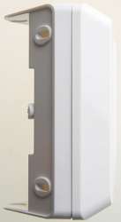SE Этюд наруж Бел Розетка 2-ая угловая с/з со шторками 16А 250B арт. PA16-108B