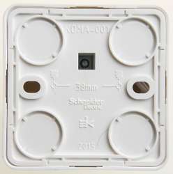 SE Этюд наруж Бел Розетка О/У компьютерная RJ45 кат.5E арт. KOMA-001B