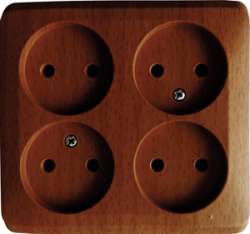 SE Этюд наруж Дача Бук Розетка 4-ая б/з без шторок арт. PA16-205T