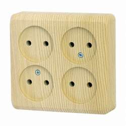 SE Этюд наруж Дача Сосна Розетка 4-ая б/з без шторок арт. PA16-205D