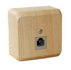 SE Этюд наруж Дача Сосна Розетка ТЛФ 1-ая арт. TELA-001D