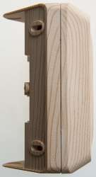 SE Этюд наруж Сосна Розетка 2-ая угловая с/з со шторками 16А 250B арт. PA16-108D