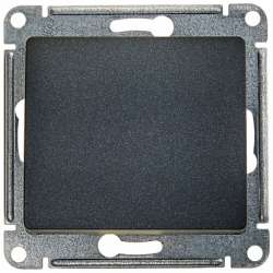 SE Glossa Антрацит Переключатель 1-клавишный, сх.6, 10АХ арт. GSL000761