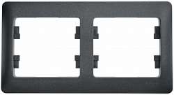 SE Glossa Антрацит Рамка 2-ая, горизонтальная арт. GSL000702