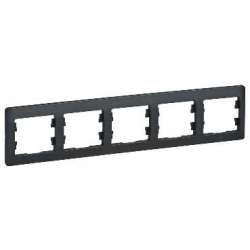SE Glossa Антрацит Рамка 5-ая, горизонтальная арт. GSL000705