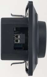 SE Glossa Антрацит Светорегулятор (диммер) поворотный, 300Вт (в сборе) арт. GSL000734