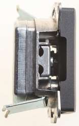 SE Glossa Антрацит TV-R Розетка проходная 4DB арт. GSL000795