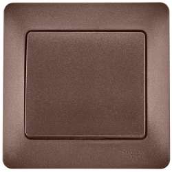 SE Glossa Антрацит Выключатель 1-клавишный, сх.1, 10АХ (в сборе) арт. GSL000712