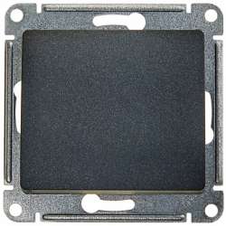 SE Glossa Антрацит Выключатель 1-клавишный сх.1, 10AX арт. GSL000711