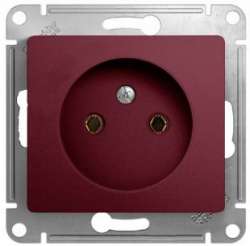 SE Glossa Баклажановая Розетка б/з арт. GSL001141