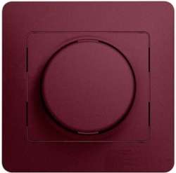 SE Glossa Баклажановый Светорегулятор (диммер) поворотный, 300Вт (в сборе) арт. GSL001134