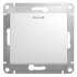 SE Glossa Бел Кнопка нажимная с подсветкой, сх.1а, 10АХ арт. GSL000117