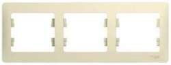 SE Glossa Беж Рамка 3-ая, горизонтальная арт. GSL000203