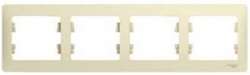 SE Glossa Беж Рамка 4-ая, горизонтальная арт. GSL000204