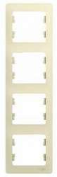 SE Glossa Беж Рамка 4-ая, вертикальная арт. GSL000208