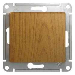 SE Glossa Дерево Дуб Переключатель перекрестный, сх.7, 10АХ арт. GSL000571