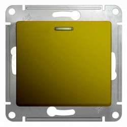 SE Glossa Фисташковый Переключатель 1-клавишный, сх.6,10AX арт. GSL001061
