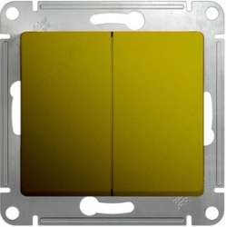 SE Glossa Фисташковый Переключатель 2-клавишный, сх.6,10AX арт. GSL001065