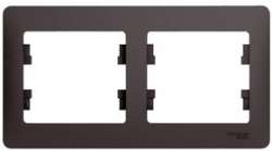 SE Glossa Графит Рамка 2-ая, горизонтальная арт. GSL001302