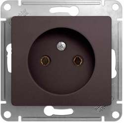 SE Glossa Графит Розетка б/з арт. GSL001341