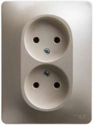 SE Glossa Молочная Розетка 2-ая б/з (в сборе) арт. GSL000920