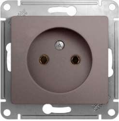 SE Glossa Платина Розетка б/з арт. GSL001241