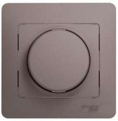 SE Glossa Платина Светорегулятор (диммер) поворотный, 300Вт (в сборе) арт. GSL001234