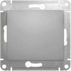 SE Glossa Платина Выключатель 1-клавишный, сх.1, 10AX арт. GSL001211