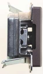 SE Glossa Шоколад TV-SAT Розетка проходная 4DB арт. GSL000898