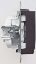 SE Glossa Шоколад Выключатель карточный, сх.6 арт. GSL000869