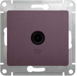 SE Glossa Сиреневый туман Розетка TV проходная 4DB арт. GSL001492