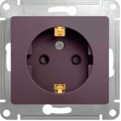 SE Glossa Сиреневый туман Розетка с/з со шторками арт. GSL001445