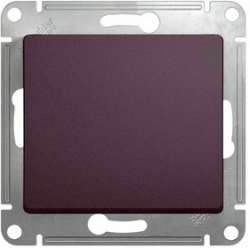 SE Glossa Сиреневый туман Выключатель 1-клавишный, сх.1, 10AX арт. GSL001411