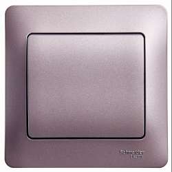 SE Glossa Сиреневый туман Выключатель 1-клавишный сх.1, 10AX (в сборе) арт. GSL001412