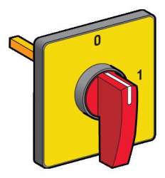 SE Головка кнопки желтая 60х60 арт. KCF1MH