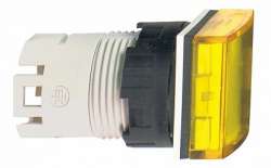 SE Головка сигнальной лампы 16мм квадратная желтая арт. ZB6CV5
