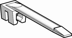 SE Кабельный держатель маркеровки типа AR1M*01, на кабель 1...1,5 мм2 арт. AR1SC02