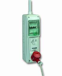 SE Kaedra Серый Корпус навесной 1 ряд 8 модулей пластик 460x236x160мм IP65 c DIN-рейкой арт. 13186