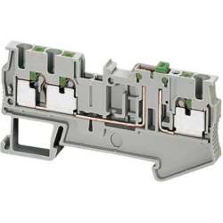 SE Клеммник Pit разъединит.нож, 3 точки 2.5мм,серый арт. NSYTRP23SC