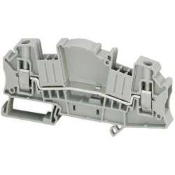 SE Клеммник винтовой проходной, измерительный, 2точки, 6мм,серый арт. NSYTRV62TT