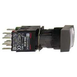 SE Кнопка 16мм 12-24В с подсветкой, белая (XB6CF1B5B) арт. XB6CF1B5B