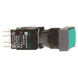 SE Кнопка 16мм зеленая с возвратом КВАДРАТНАЯ XB6DA31B арт. XB6DA31B