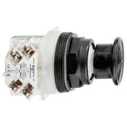 SE Кнопка 30мм грибовидная, черная (9001SKR24BH13) арт. 9001SKR24BH13