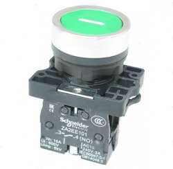 SE Кнопка ХА2, пр. воз., зеленая "Stop", 1НЗ арт. XA2EA3311