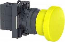SE Кнопка грибовидная 40мм, желтая 1НО (XA2EC51) арт. XA2EC51