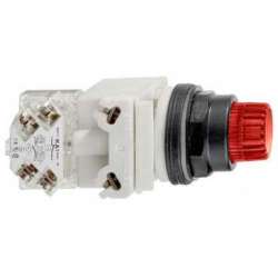 SE Кнопка красная с подсветкой, 30мм арт. 9001SK2L38RH13